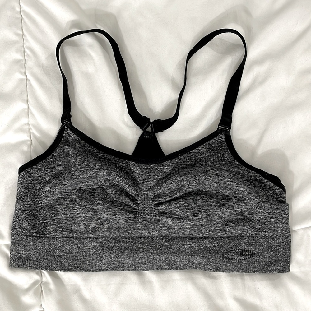 Grey Sports Bra
